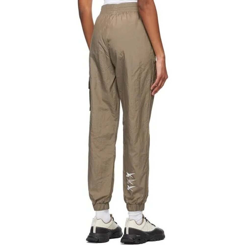 NWT Reebok Trek Grey Athleisure Training Pants Joggers w/Side Pocket & Logo S - Picture 9 of 16
